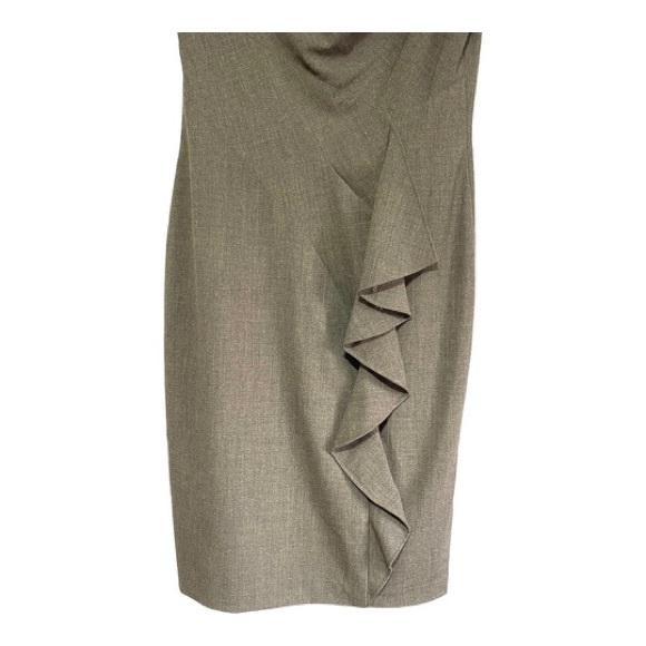 Calvin Klein Sleeveless Faux Wrap Dress - Picture 4 of 9